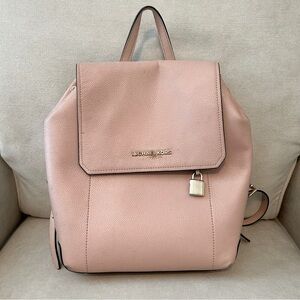 Michael Kors Pink Backpack Purse Fair Condition